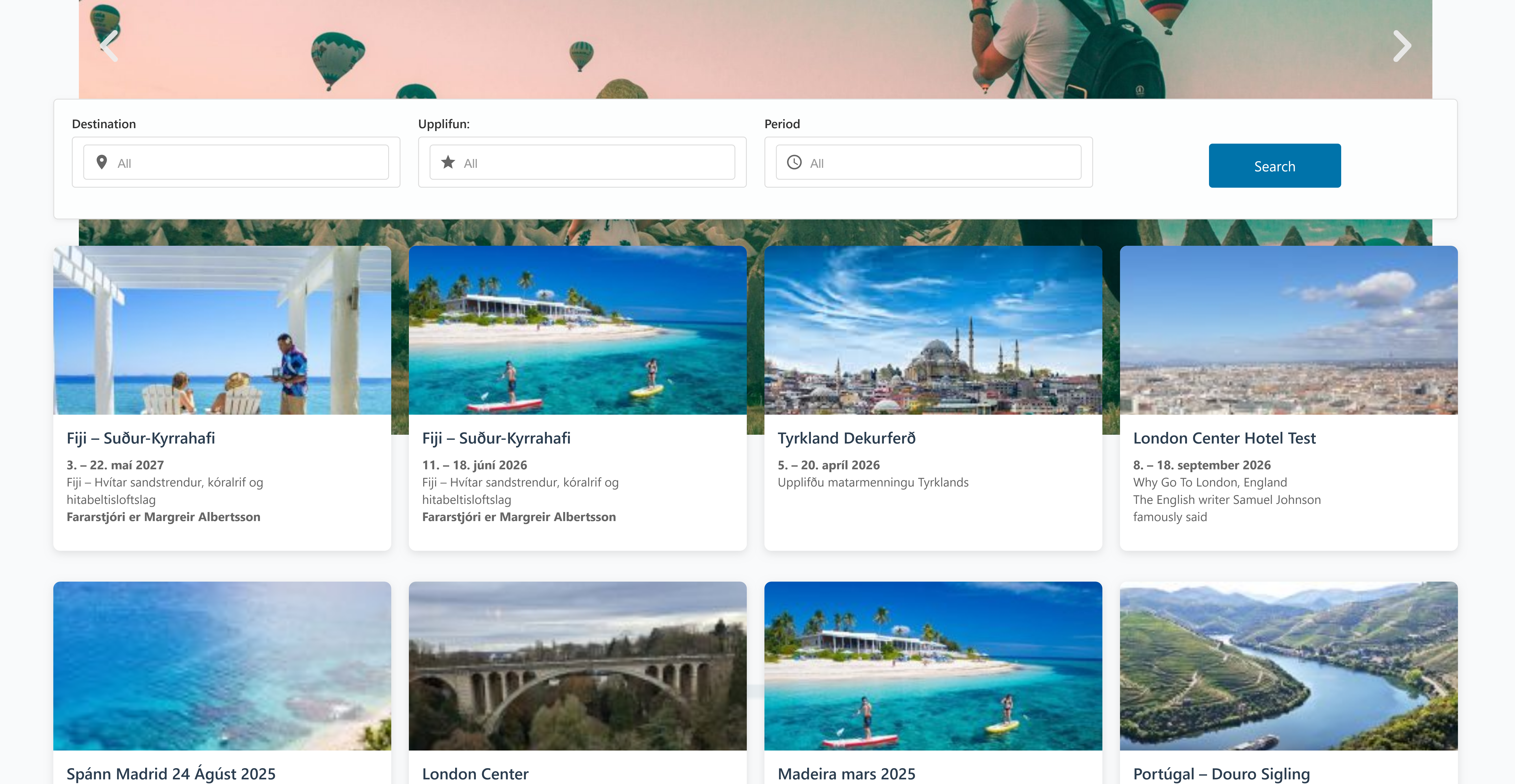 Filter Grid Example